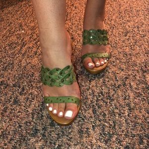 Pasarela Brazil 🇧🇷 Green 🦠Heels